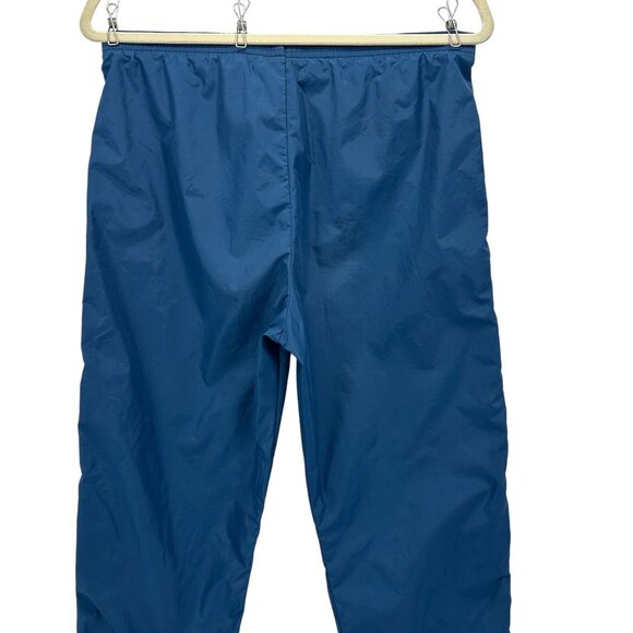 Vintage Bill Rodgers Womens Small Pants Windbreaker Zipper Ankle Blue Pull On - Picture 5 of 9